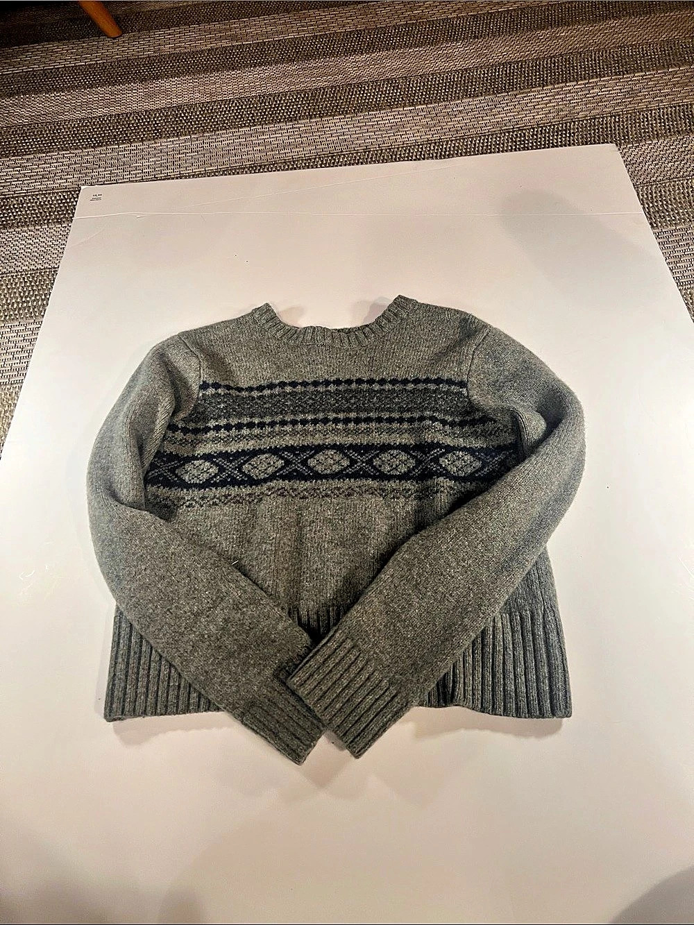 100% wool knit sweater, Nautica Jeans Company, size S/P